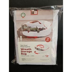 Wreath Storage Bag Holds 30" Wreath Set‎ Of 2